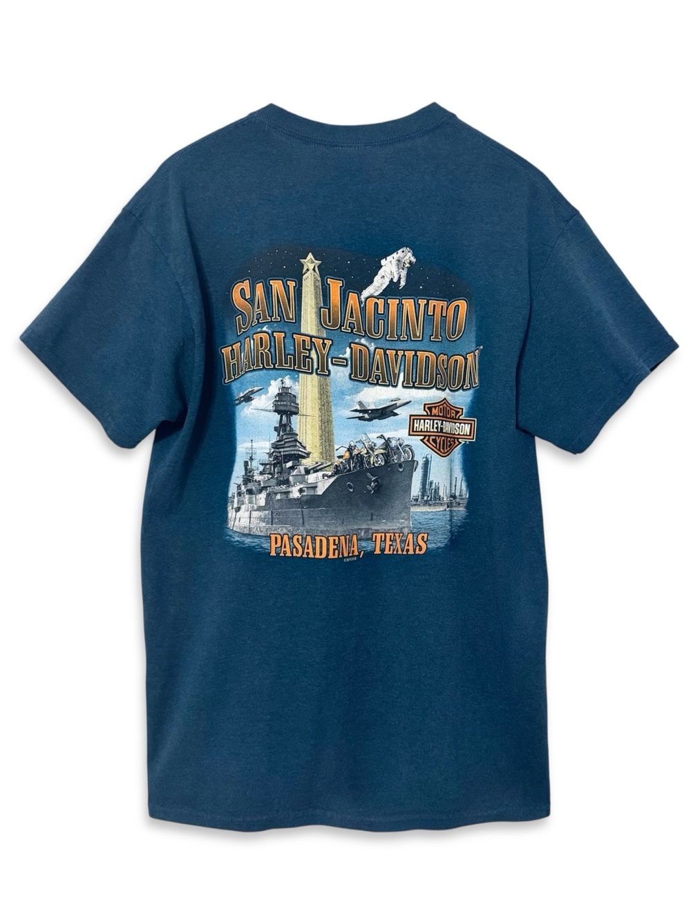 Harley Davidson San Jacinto Graphic T-shirt Teal Blue Heather